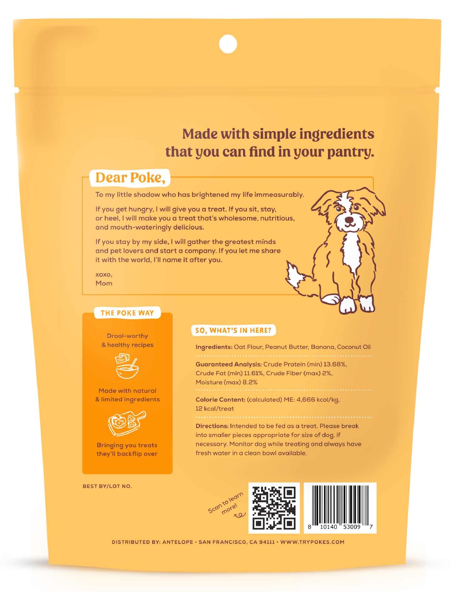 PB'Nana Pie, Biscuit - PB Banana