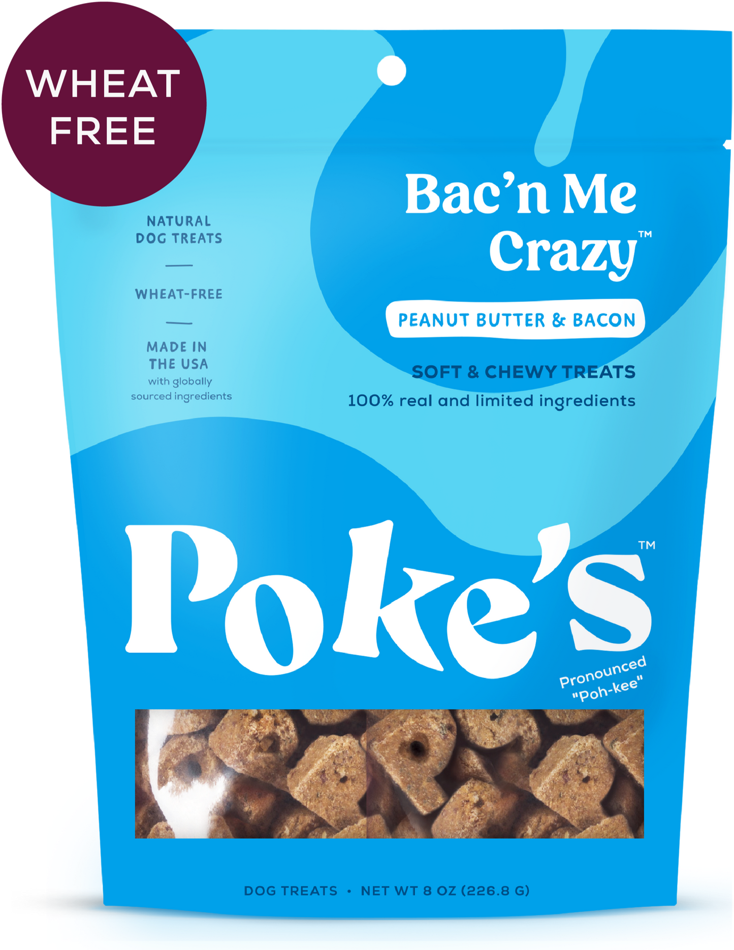Bac n Me Crazy Soft Chewy Bacon PB Poke s